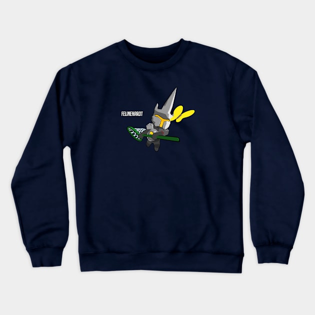 Felinehardt - Katsuwatch Crewneck Sweatshirt by dillongoo